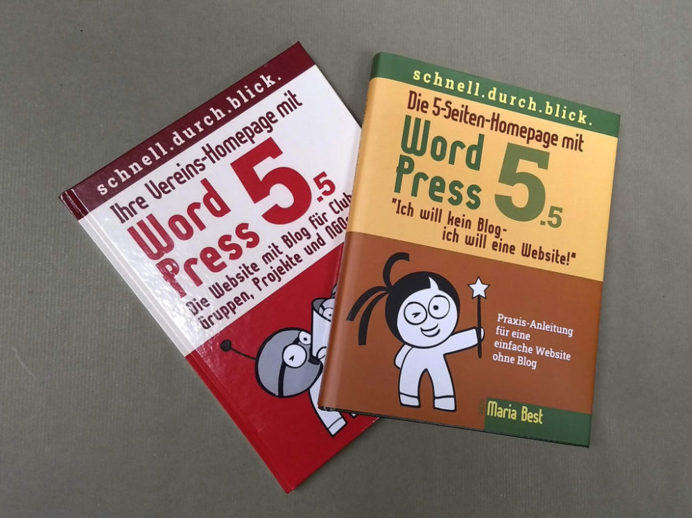 2020_WordPress_Hardcover_beide WordPressbücher als Hardcover Ausgabe