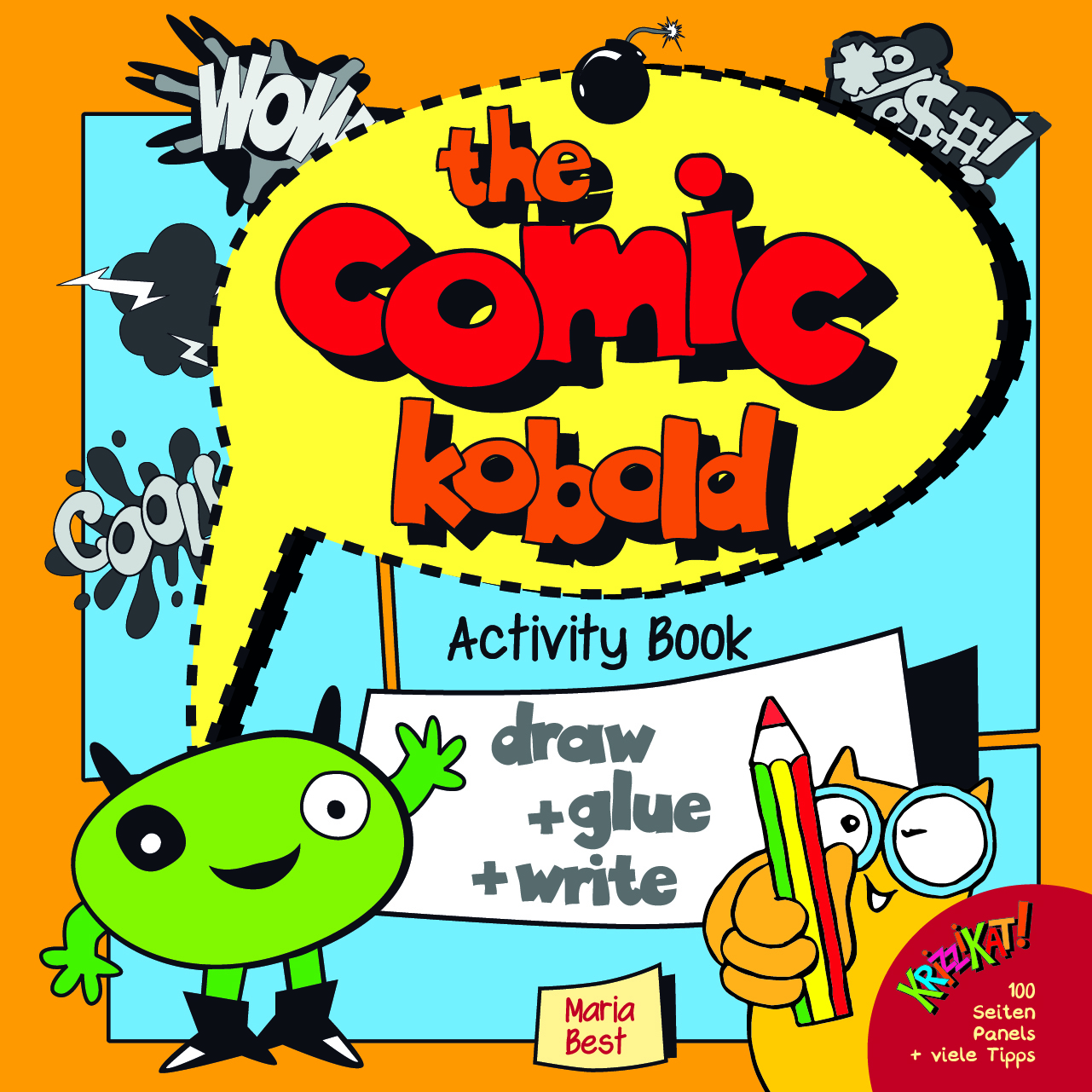 Art Creativity Book: Das Comic-Buch in englisch