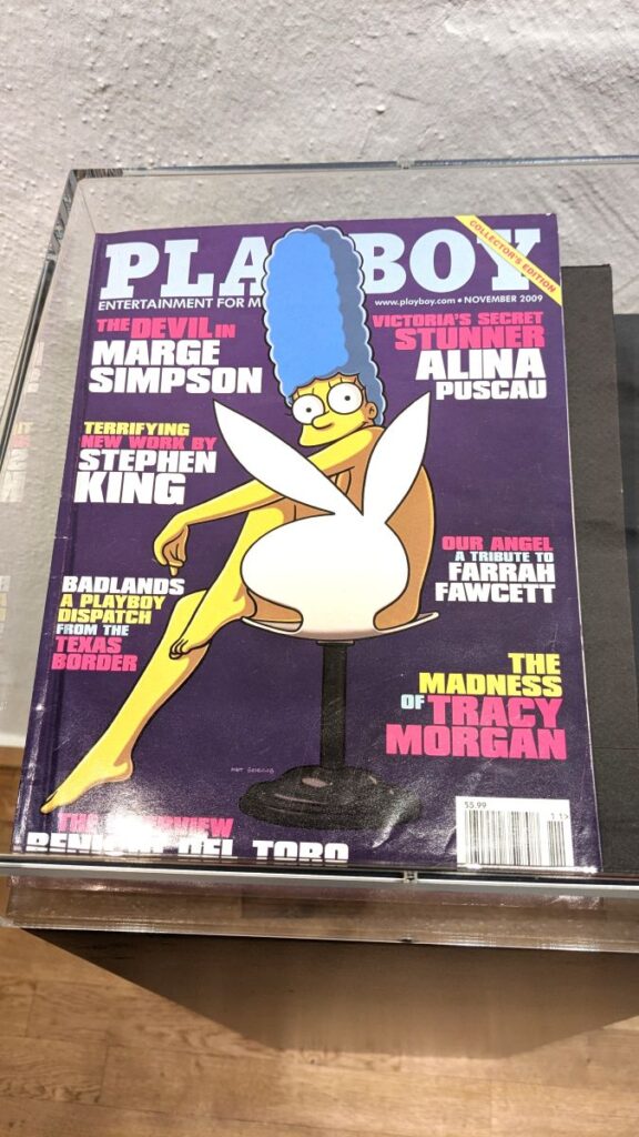 Marge Simpson auf dem Playboy Cover